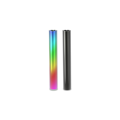 De regenboog Slanke Buttonless verwarmt Vape-Batterij350mah de Micro- Last van USB voor