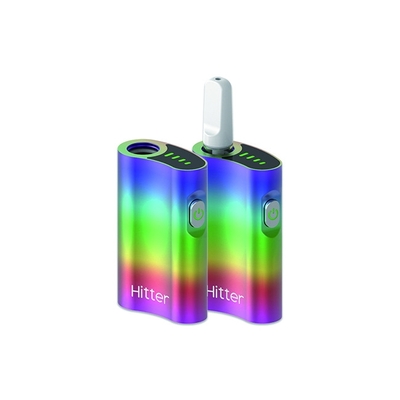 De regelbare Gebogen Kamer van de Voltagecbd Vape Batterij Metaal verwarmt 550mah 4.2V voor