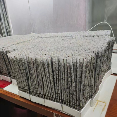 Het witte Bruine Pre Aangepaste Rijstpapier van de Broodjeskegel rangschikt 109mm 1gram
